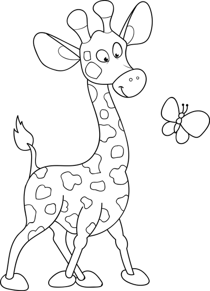 Dibujos para colorear e imprimir Giraffe