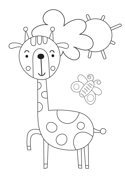 Dibujos para colorear e imprimir Giraffe