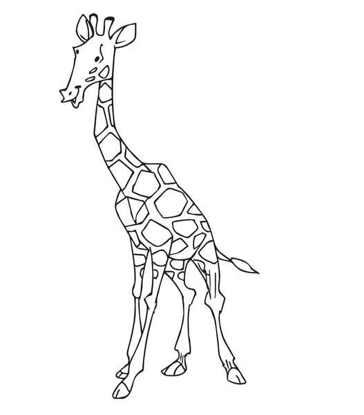 Dibujos para colorear e imprimir Giraffe