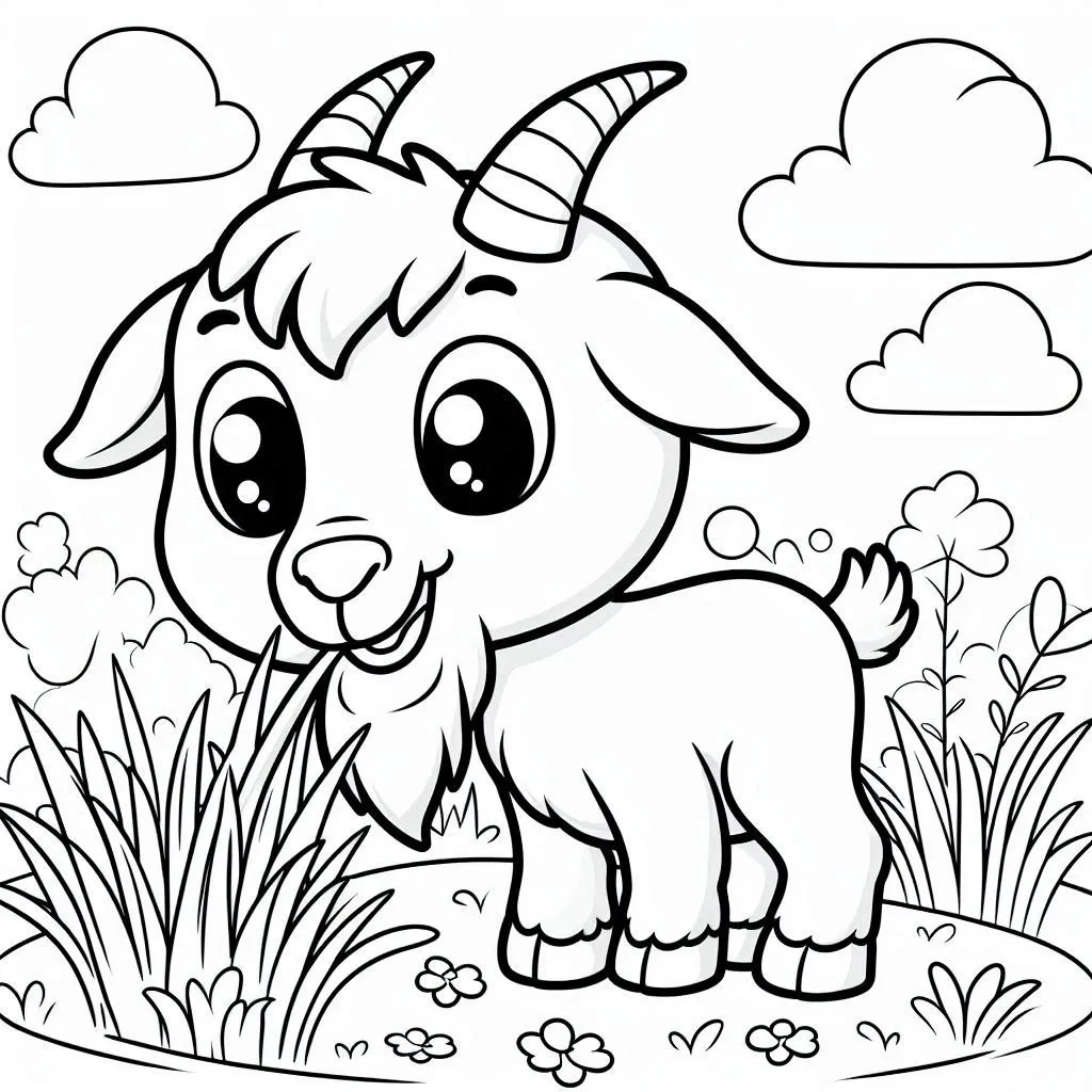 Dibujos para colorear e imprimir Goat