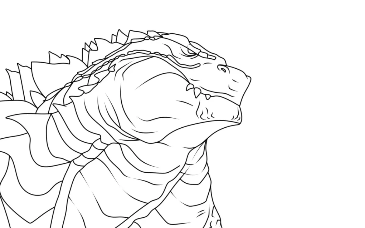 Dibujos para colorear e imprimir Godzilla