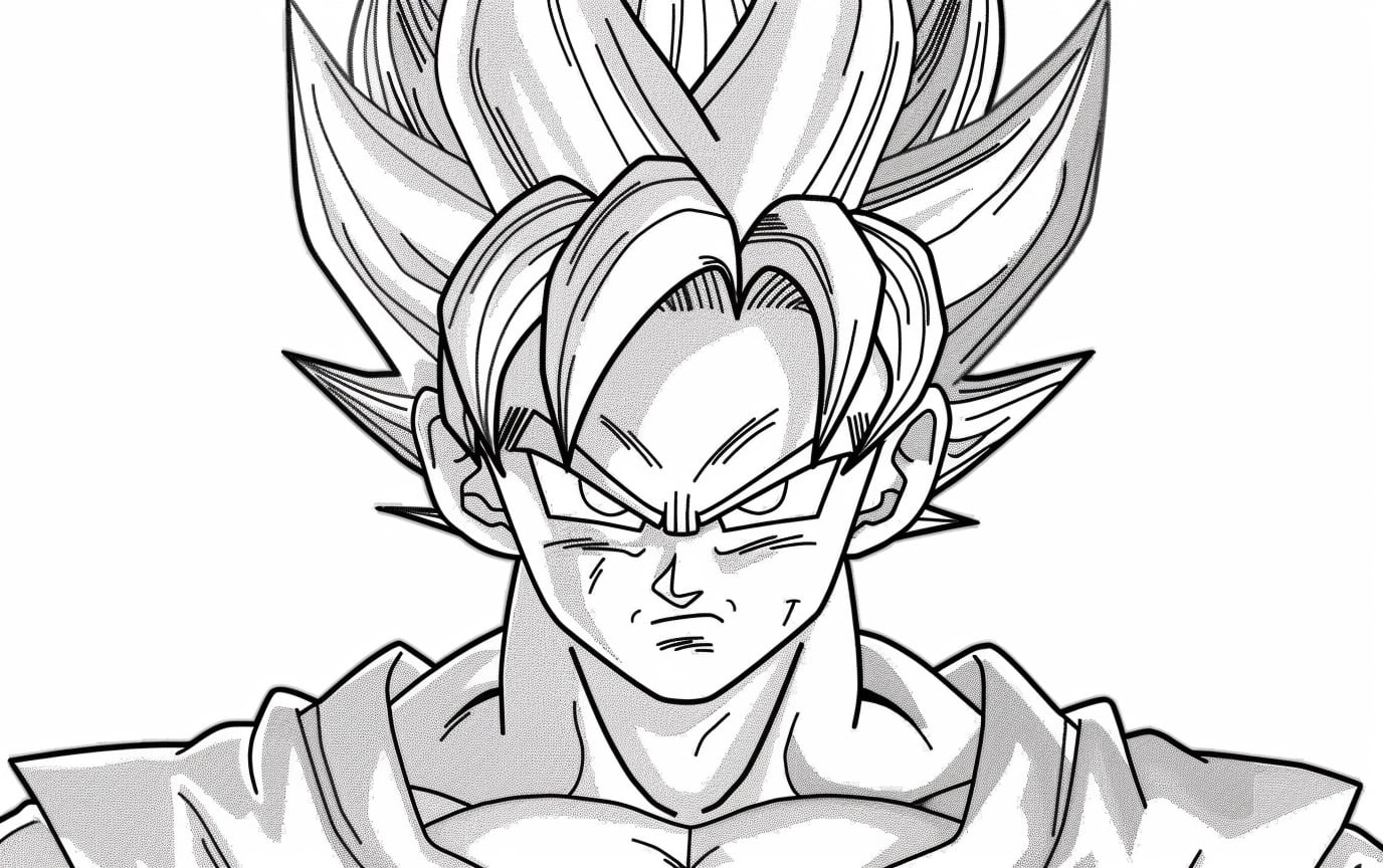 Dibujos para colorear e imprimir Goku