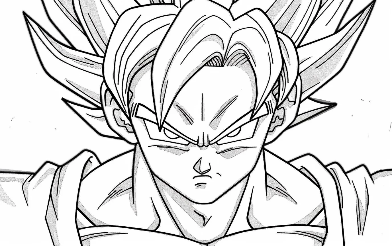 Dibujos para colorear e imprimir Goku