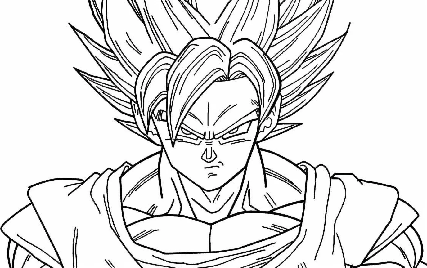 Dibujos para colorear e imprimir Goku