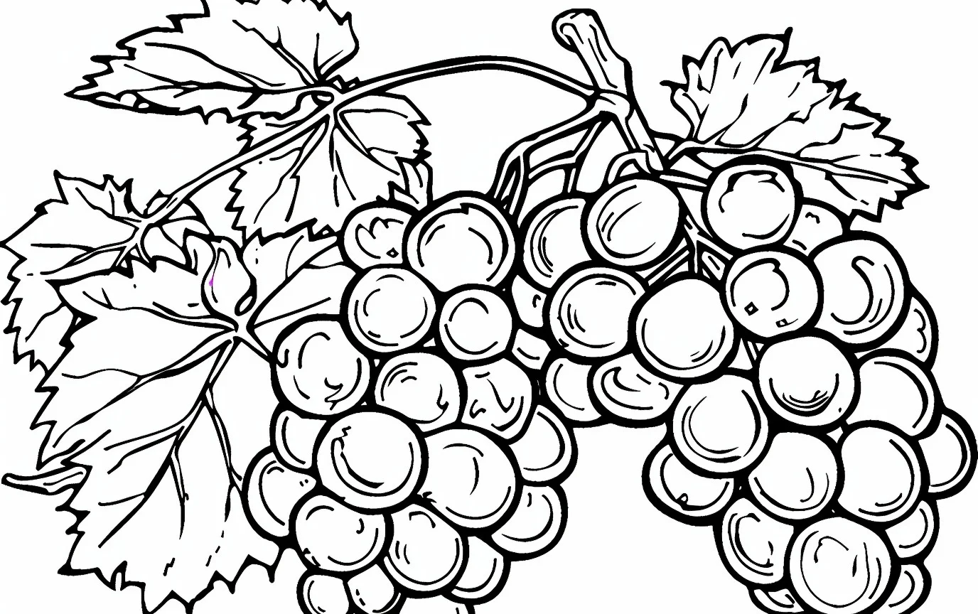 Dibujos para colorear e imprimir Grape