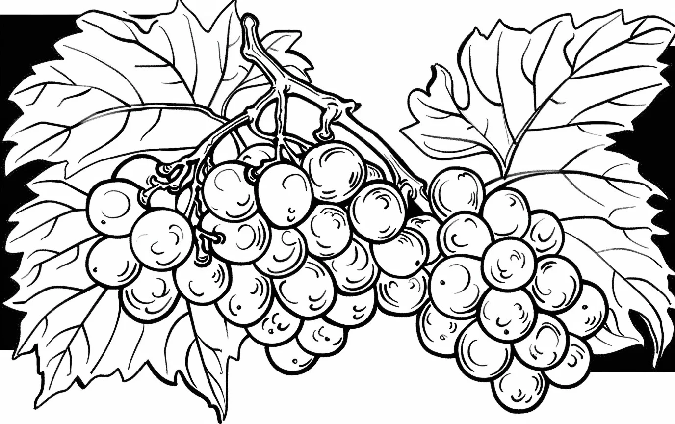 Dibujos para colorear e imprimir Grape