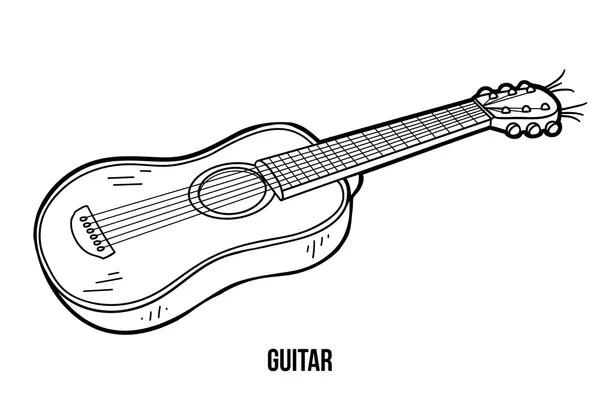 Dibujos para colorear e imprimir Guitar