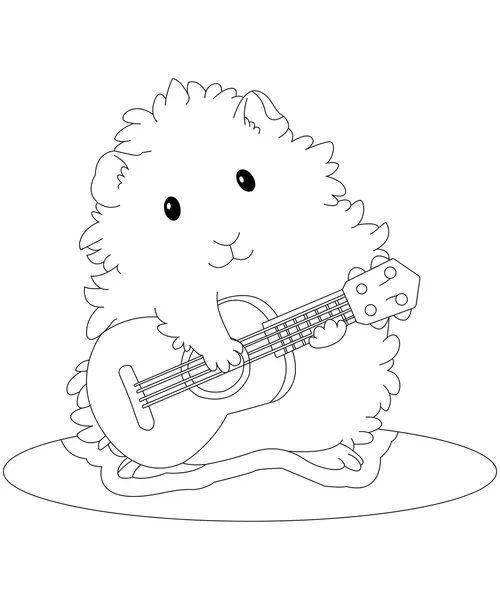 Dibujos para colorear e imprimir Guitar