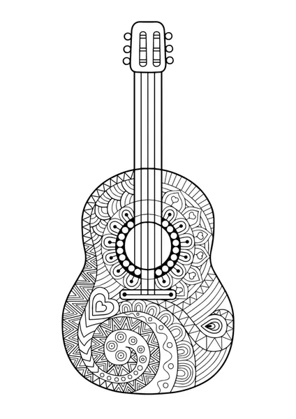 Dibujos para colorear e imprimir Guitar