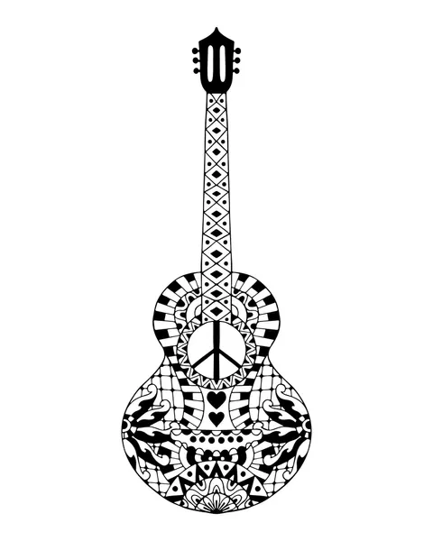 Dibujos para colorear e imprimir Guitar