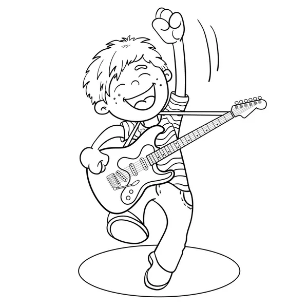 Dibujos para colorear e imprimir Guitar