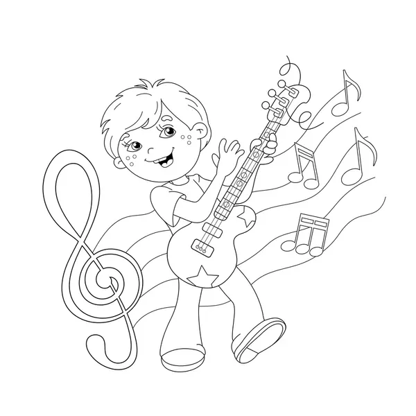 Dibujos para colorear e imprimir Guitar