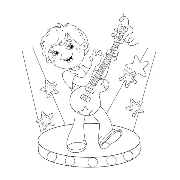 Dibujos para colorear e imprimir Guitar