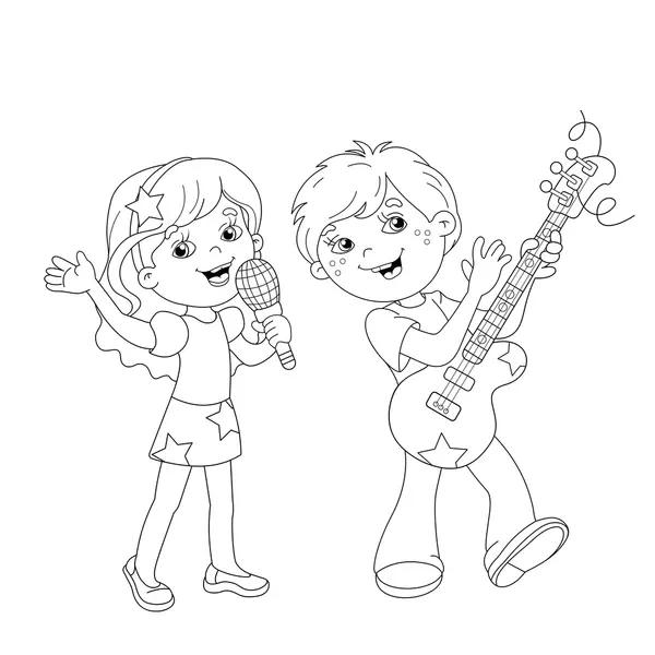 Dibujos para colorear e imprimir Guitar