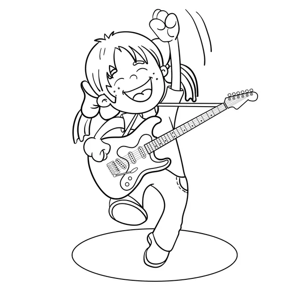 Dibujos para colorear e imprimir Guitar