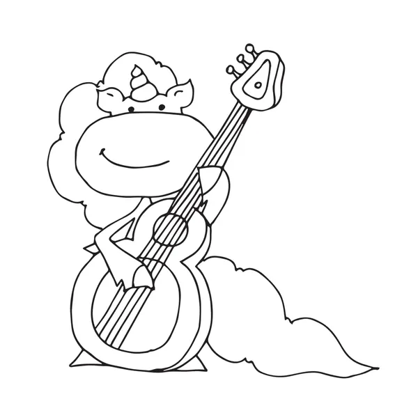 Dibujos para colorear e imprimir Guitar