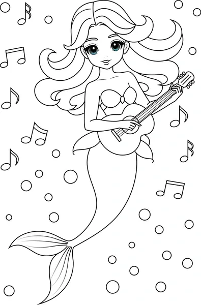 Dibujos para colorear e imprimir Guitar