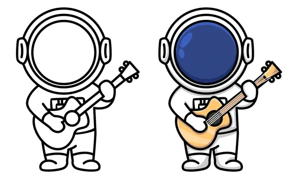 Dibujos para colorear e imprimir Guitar