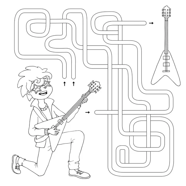 Dibujos para colorear e imprimir Guitar