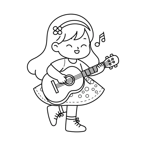 Dibujos para colorear e imprimir Guitar