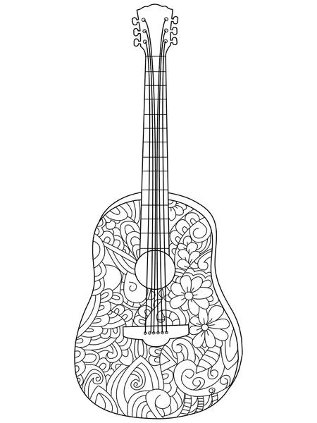 Dibujos para colorear e imprimir Guitar