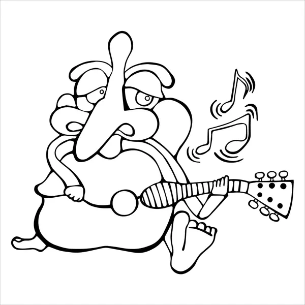 Dibujos para colorear e imprimir Guitar