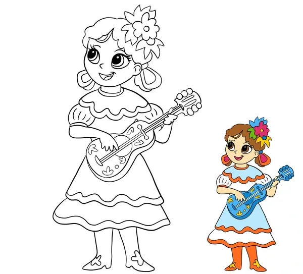 Dibujos para colorear e imprimir Guitar