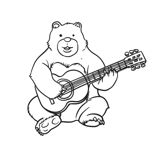 Dibujos para colorear e imprimir Guitar