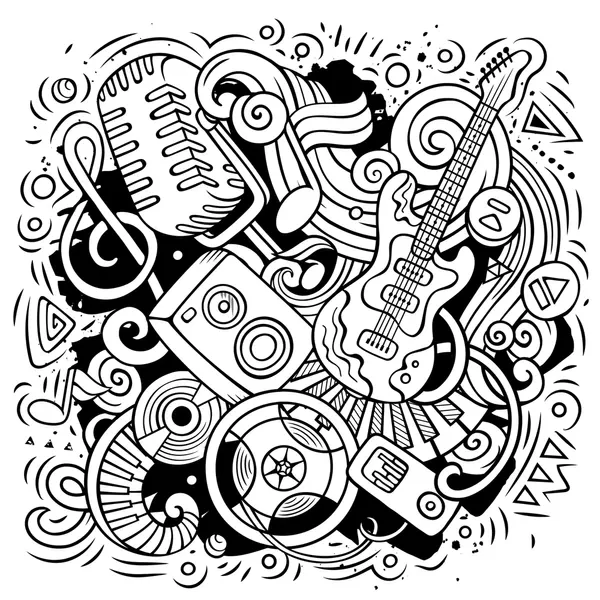 Dibujos para colorear e imprimir Guitar