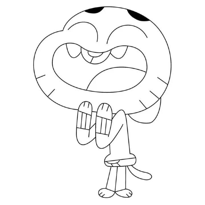 Dibujos para colorear e imprimir Gumball