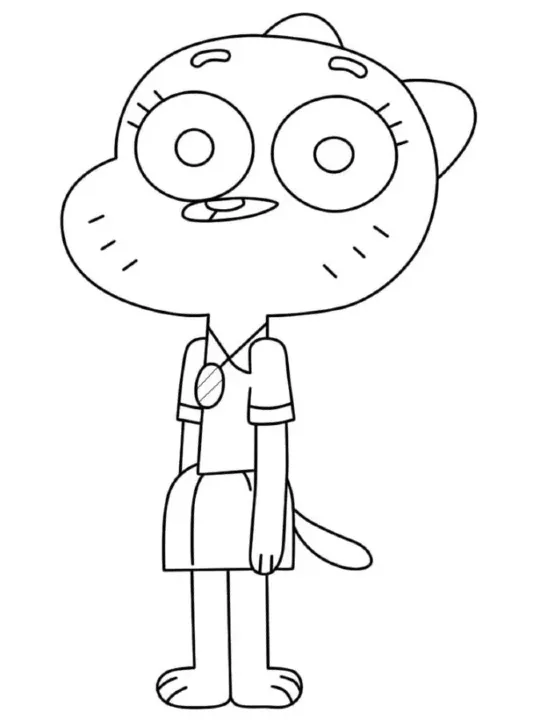 Dibujos para colorear e imprimir Gumball