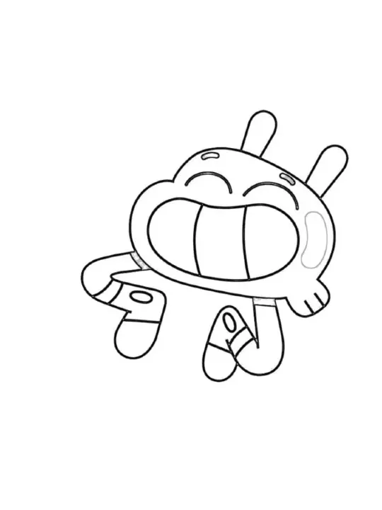 Dibujos para colorear e imprimir Gumball