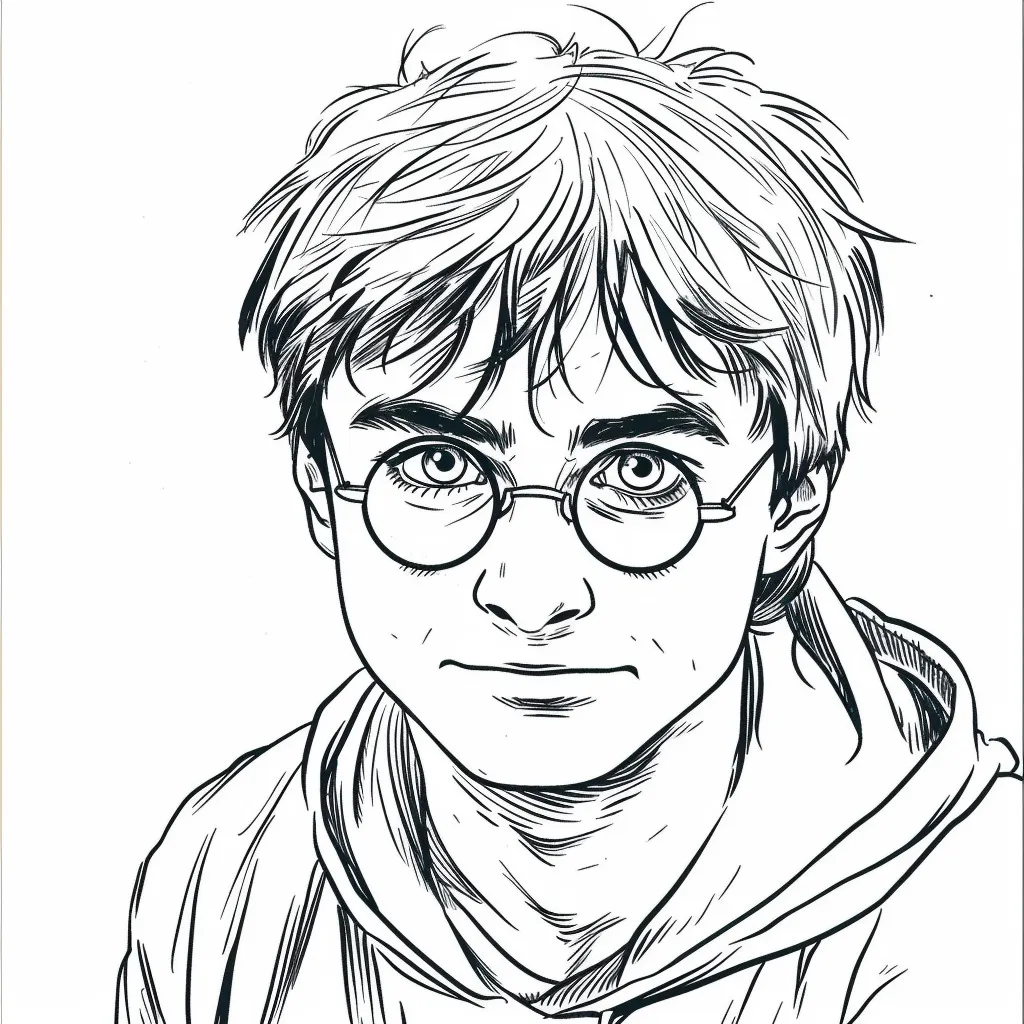 Harry Potter coloring page 1