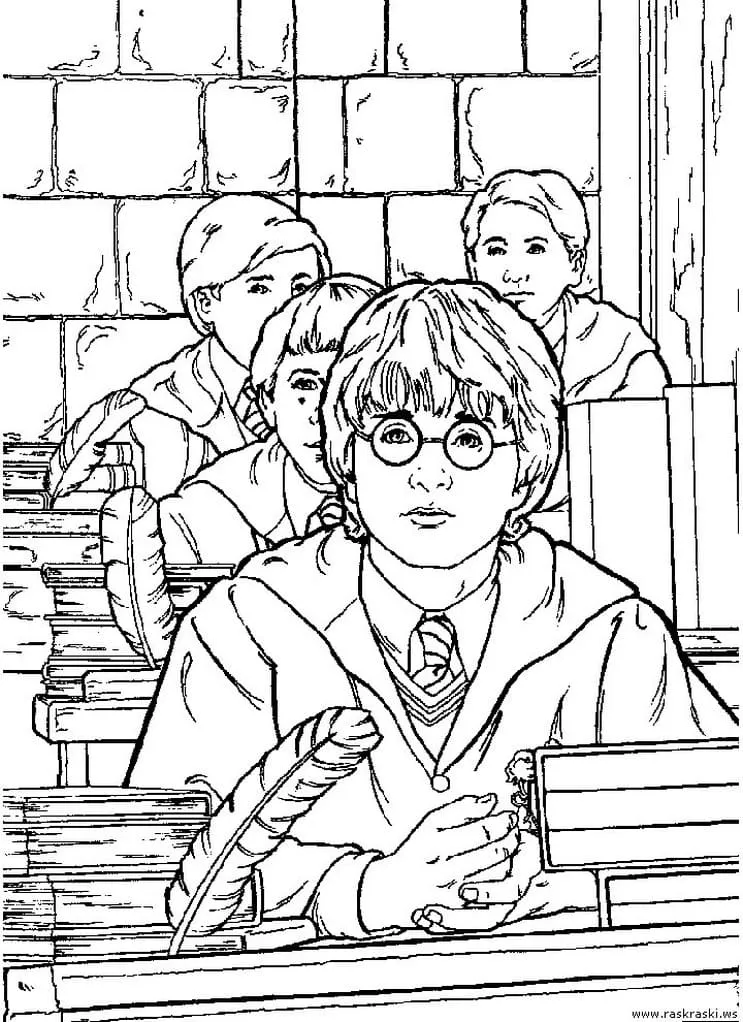 Dibujos para colorear e imprimir Harry Potter