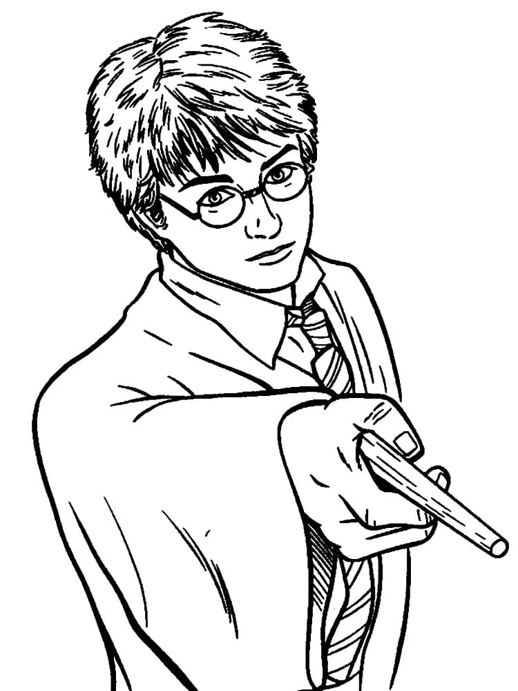 Dibujos para colorear e imprimir Harry Potter