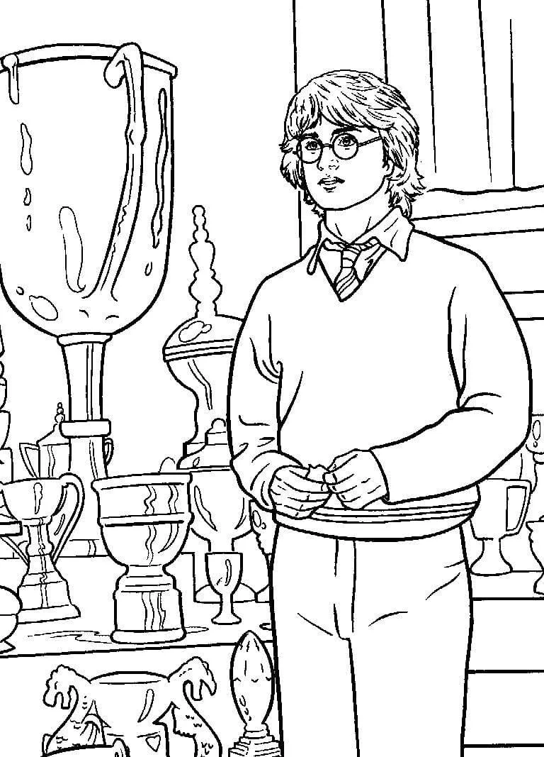 Dibujos para colorear e imprimir Harry Potter