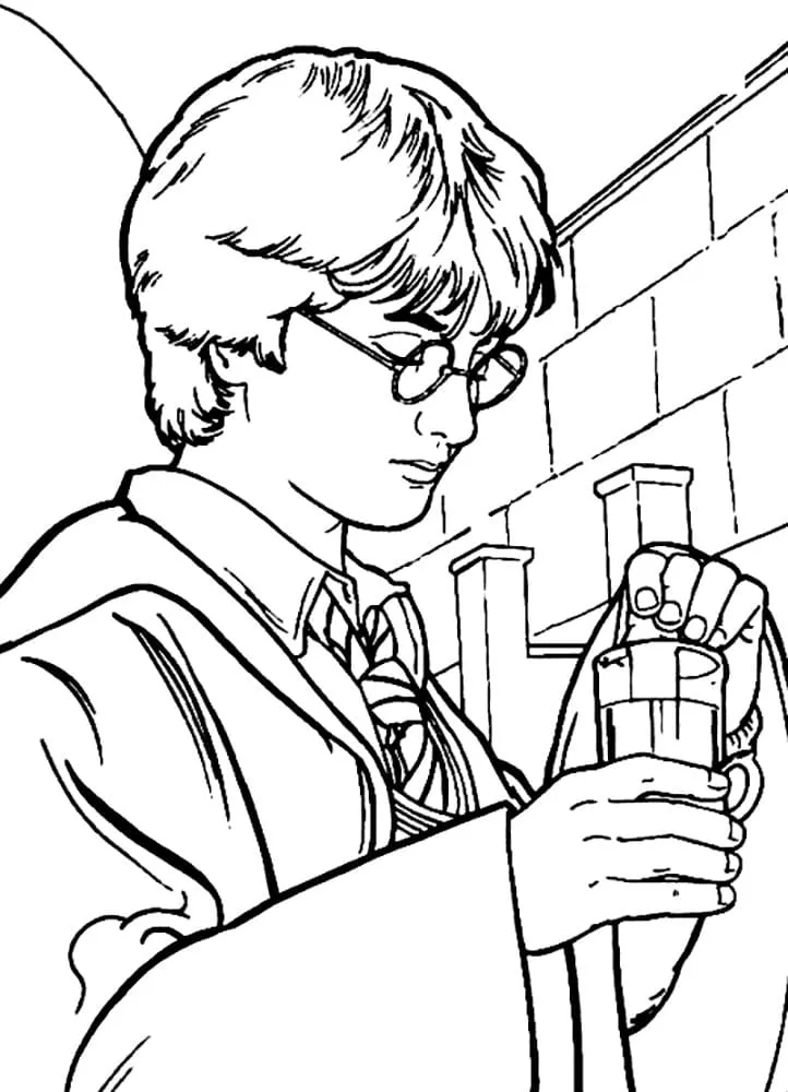 Dibujos para colorear e imprimir Harry Potter