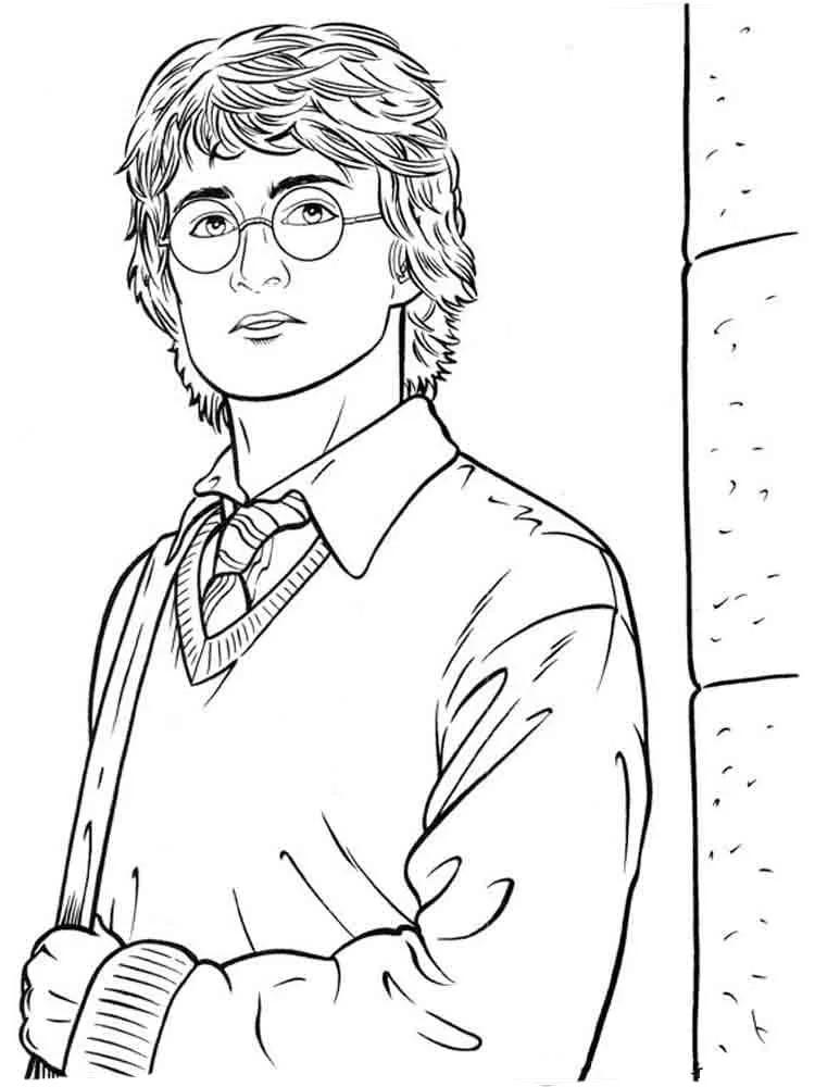 Dibujos para colorear e imprimir Harry Potter