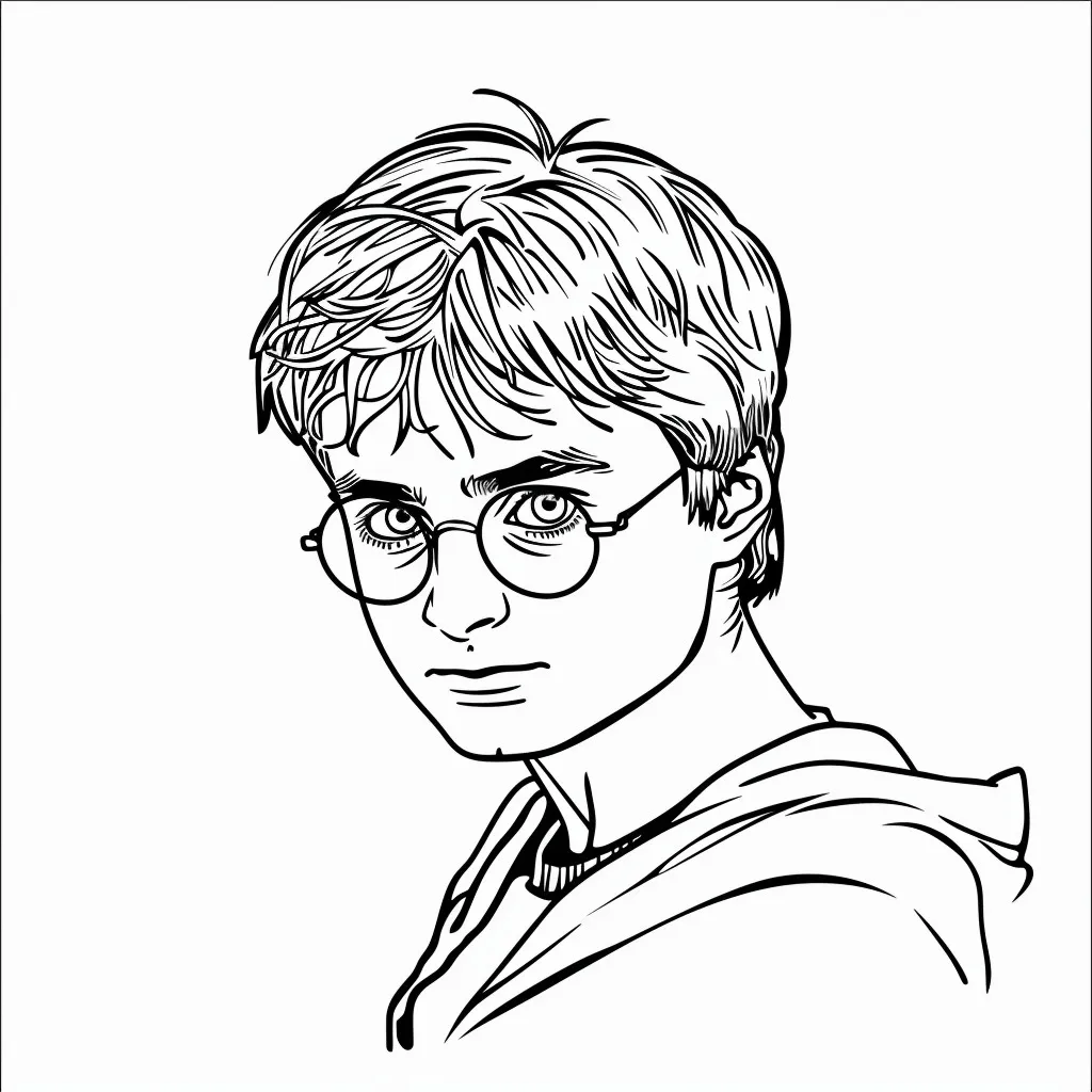 Dibujos para colorear e imprimir Harry Potter