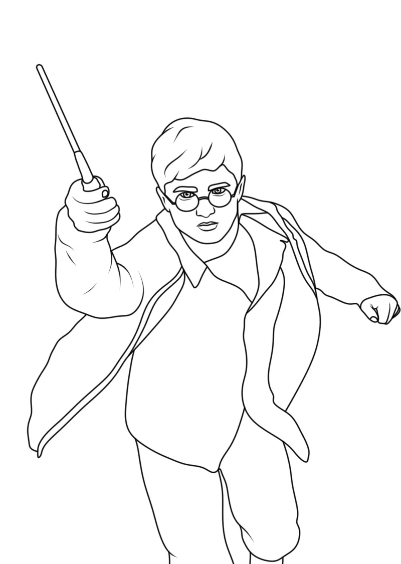 Dibujos para colorear e imprimir Harry Potter