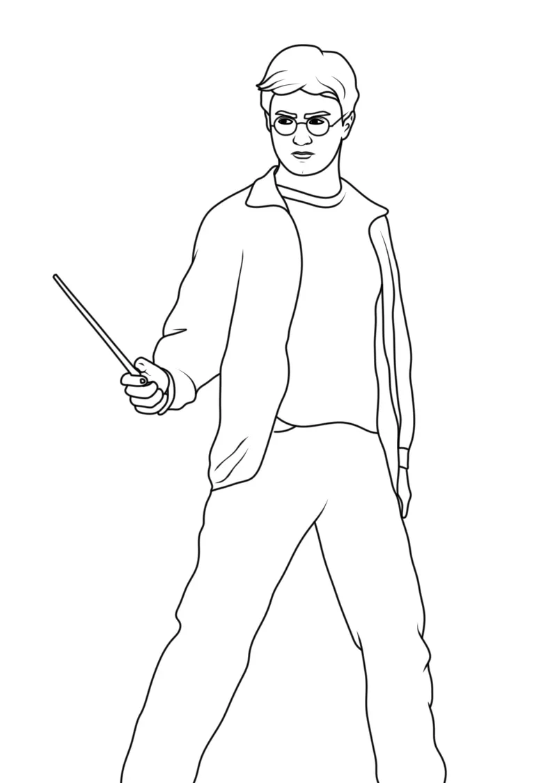 Dibujos para colorear e imprimir Harry Potter