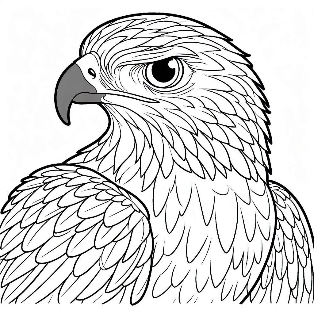 Dibujos para colorear e imprimir Hawk