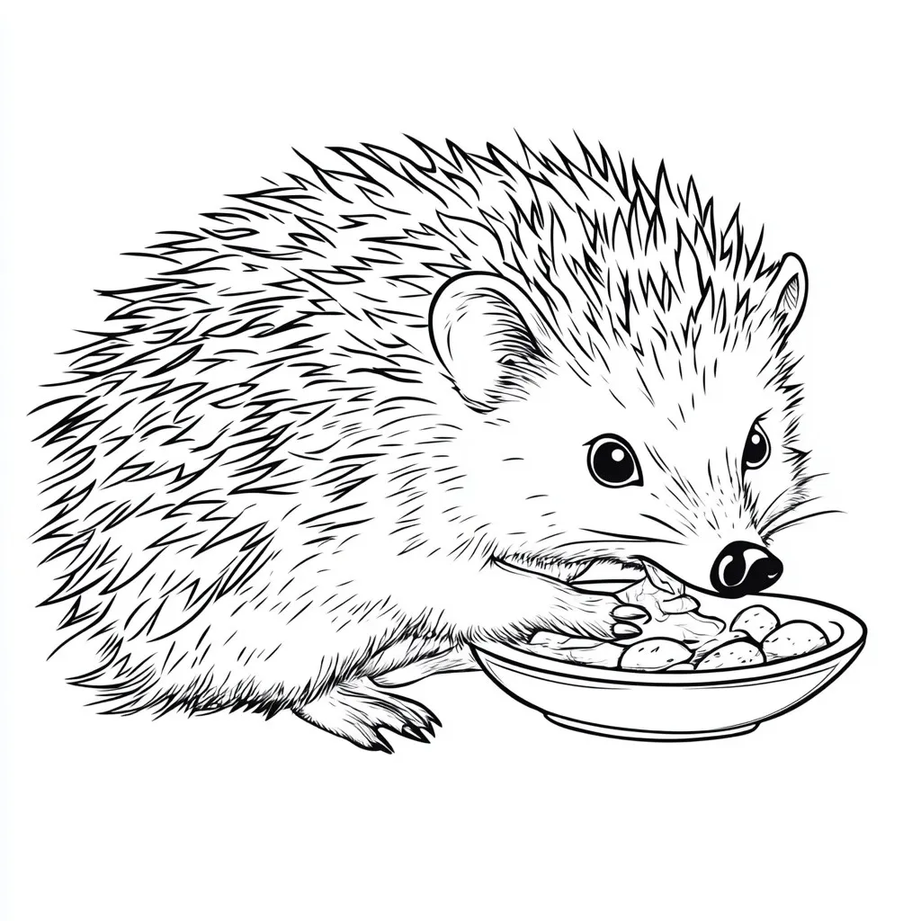 Dibujos para colorear e imprimir Hedgehog