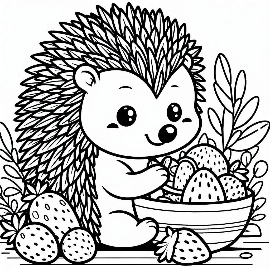 Dibujos para colorear e imprimir Hedgehog