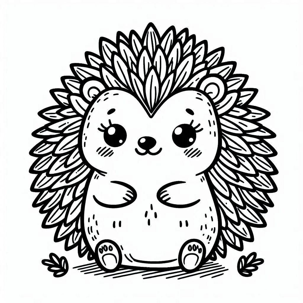 Dibujos para colorear e imprimir Hedgehog