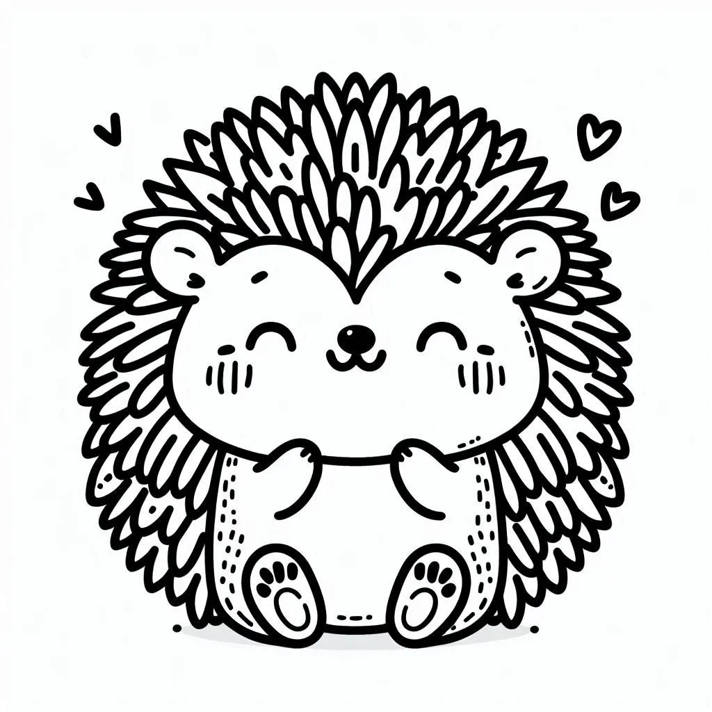 Dibujos para colorear e imprimir Hedgehog