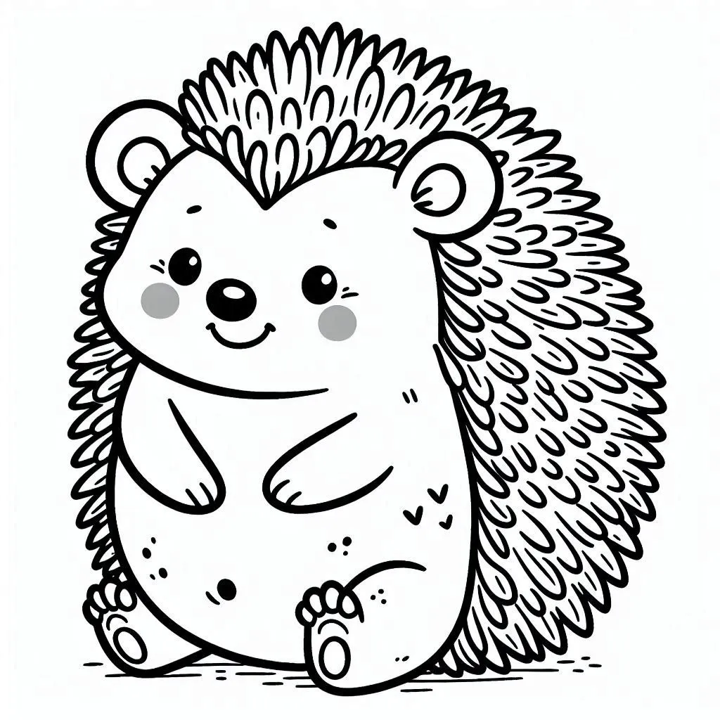 Dibujos para colorear e imprimir Hedgehog