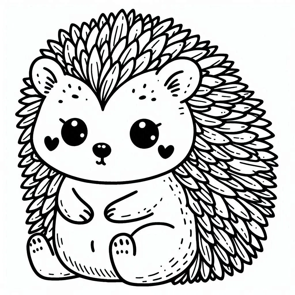 Dibujos para colorear e imprimir Hedgehog