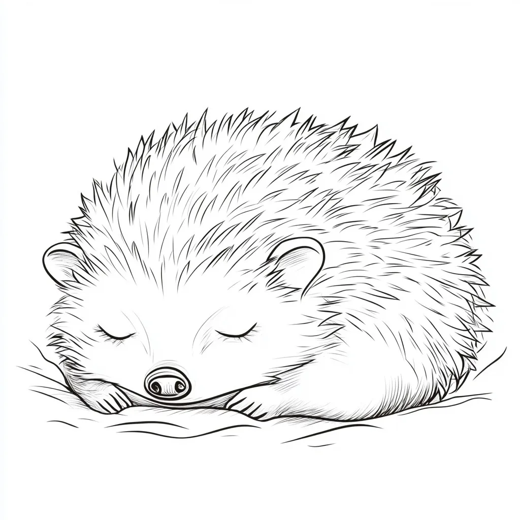 Dibujos para colorear e imprimir Hedgehog