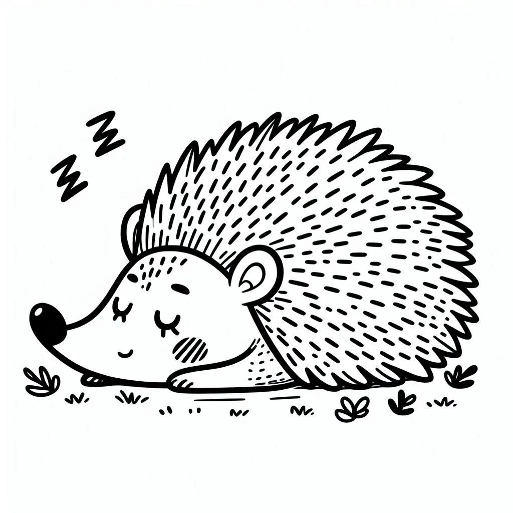 Dibujos para colorear e imprimir Hedgehog